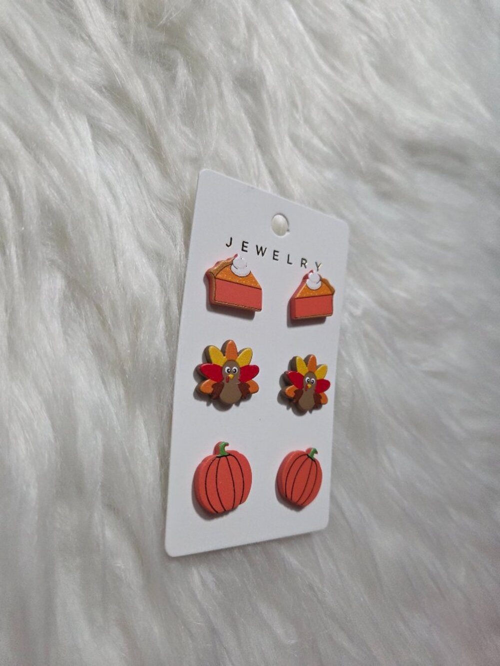 Fall/Thanksgiving Stud Earring Set - Picture 4 of 6